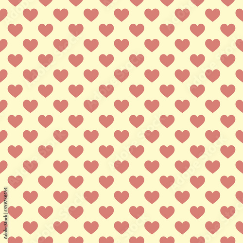 Stylish hearts seamless vector pattern. Wedding background. Romantic vector wallpaper for your design.