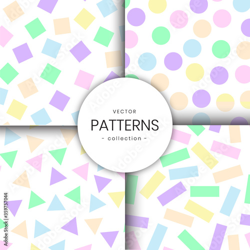 Halftone color pattern set