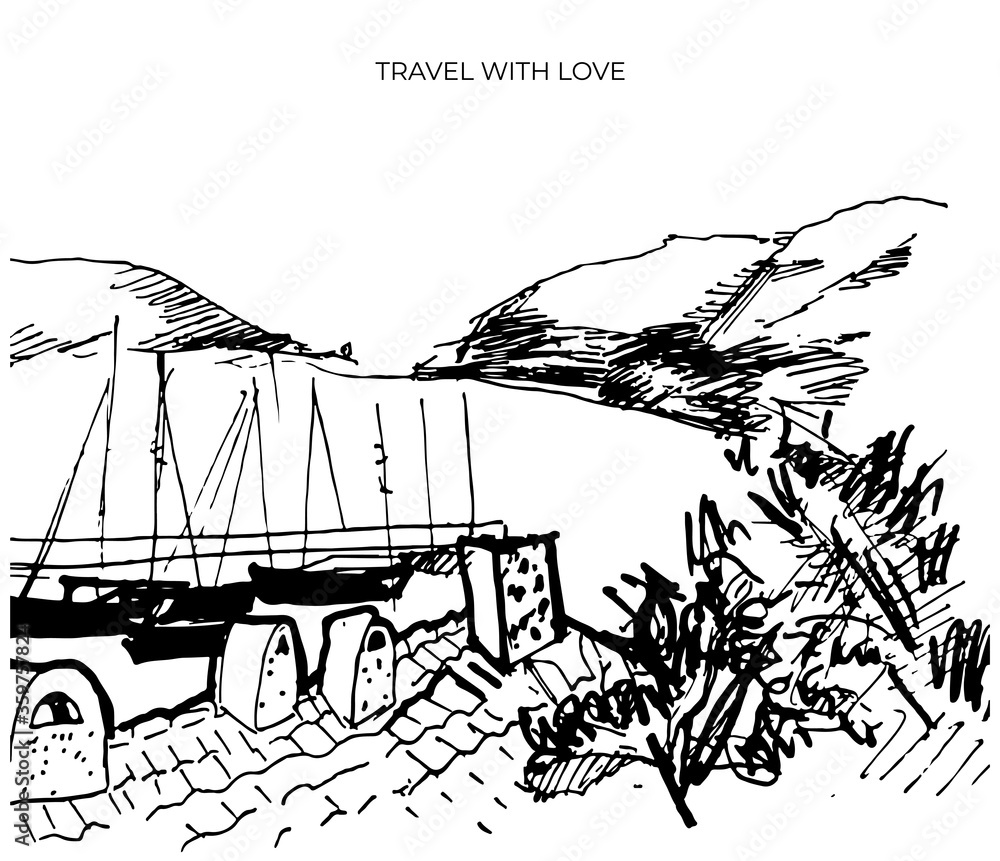 Naklejka premium Print for banners book textile