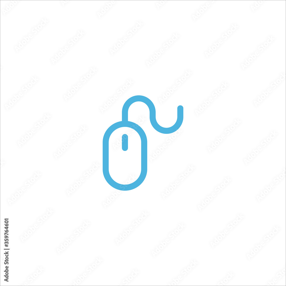 computer mouse icon flat vector logo design trendy computer mouse icon flat vector logo design trendy