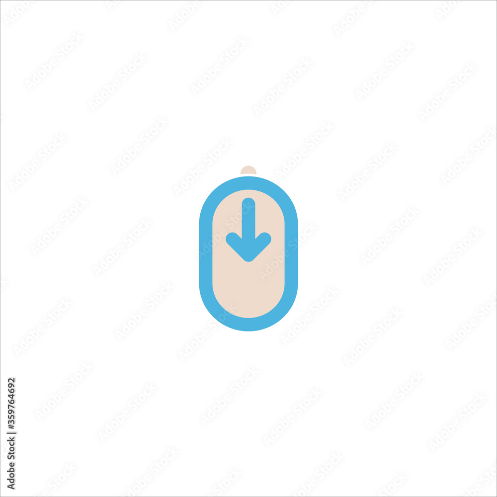 computer mouse icon flat vector logo design trendy computer mouse icon flat vector logo design trendy