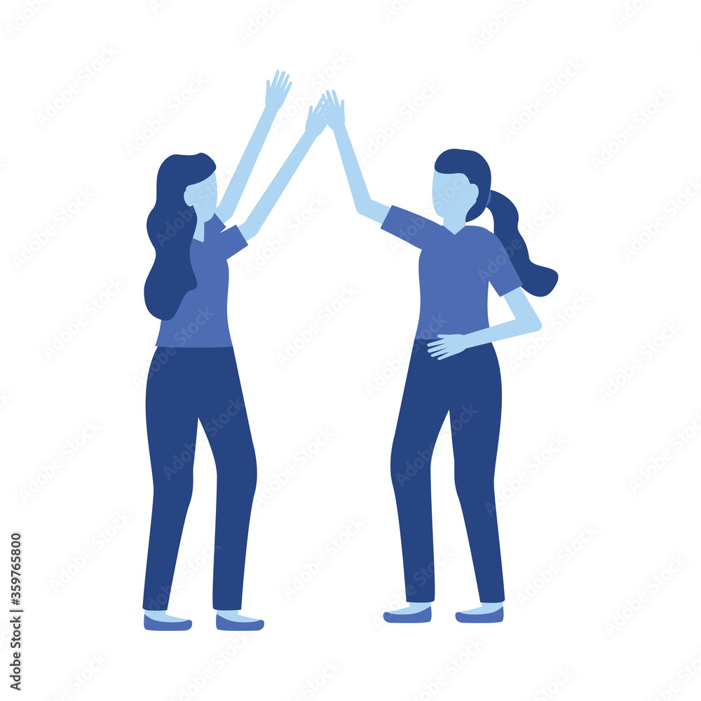 women avatars vector design women avatars vector design