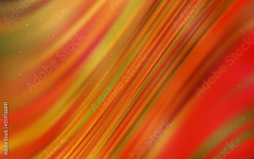 Light Orange vector background with galaxy stars. Modern abstract illustration with Big Dipper stars. Pattern for astrology websites.