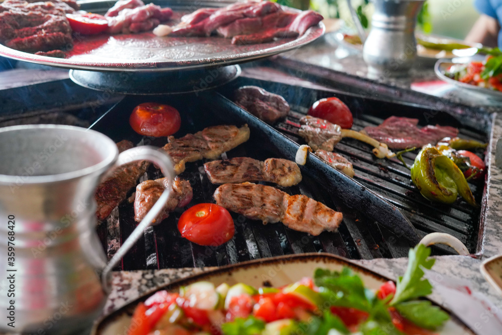 Obraz premium turkish style barbeque