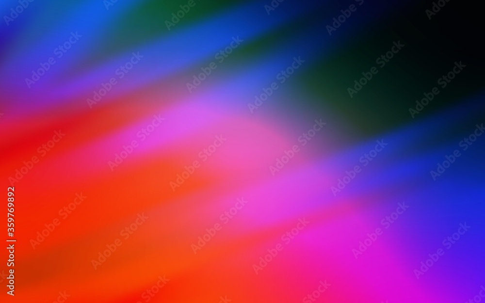 Light Blue, Red vector colorful blur backdrop. Colorful illustration in abstract style with gradient. New design for your business.