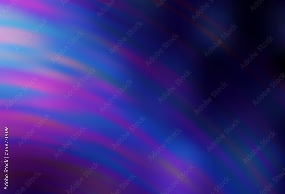 Obraz premium Dark Purple vector template with lines. A completely new colorful illustration in simple style. Template for cell phone screens.