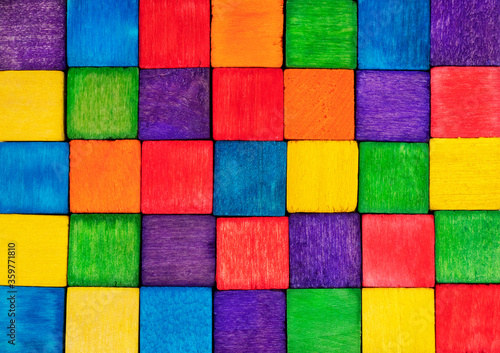 Colorful cubes background