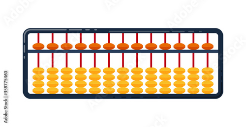Soroban for mental arithmetic. Children's education. Abacus