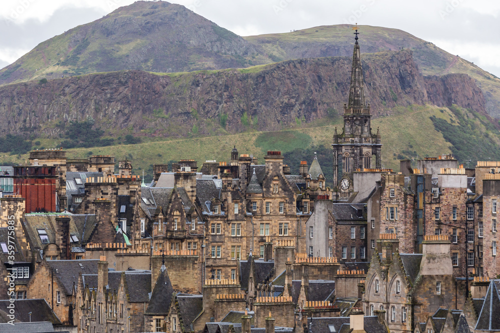 View on the old town, Edinburgh, Scotland