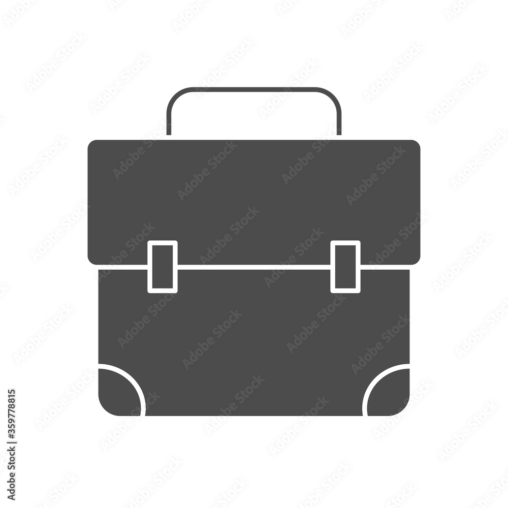 business portfolio icon, silhouette style business portfolio icon, silhouette style