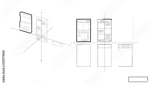 App Development User Interface and User Experience Wireframes Blueprint Animated Elements