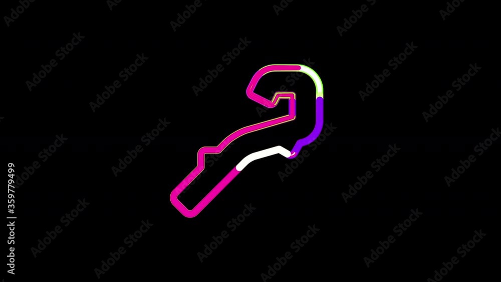 Circles gather in symbol staff. After it crumbles in a line and moves to the camera. Alpha channel black Circles gather in symbol staff. After it crumbles in a line and moves to the camera. Alpha channel black