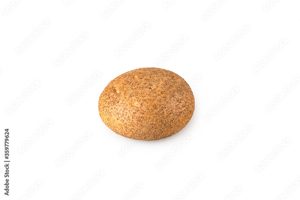 bread on white background