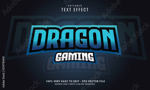 Editable Gaming Text Effect, Words & Fonts Can Be Changed