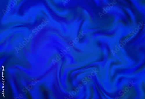 Dark BLUE vector blurred background. Creative illustration in halftone style with gradient. Background for designs.