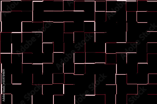 abstract black and white background labyrinth