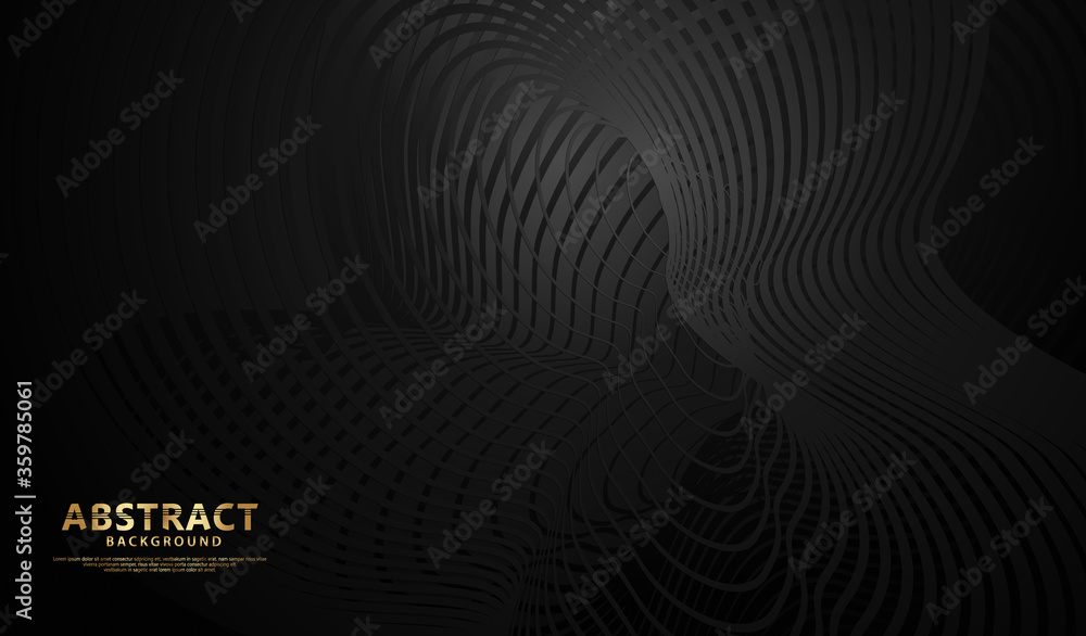 Certificate template with wave style ornament with modern pattern background