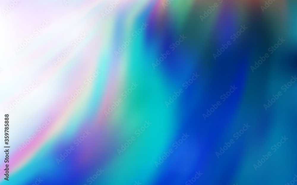 Light BLUE vector blurred and colored pattern. Abstract colorful illustration with gradient. New style design for your brand book.