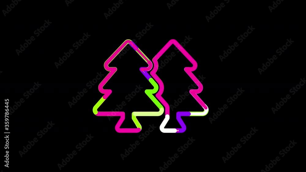 Circles gather in symbol trees. After it crumbles in a line and moves to the camera. Alpha channel black Circles gather in symbol trees. After it crumbles in a line and moves to the camera. Alpha channel black