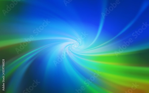 Light Blue, Green vector blurred shine abstract background. Abstract colorful illustration with gradient. New way of your design.