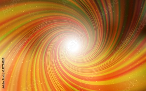 Light Orange vector texture with milky way stars. Modern abstract illustration with Big Dipper stars. Pattern for futuristic ad, booklets.
