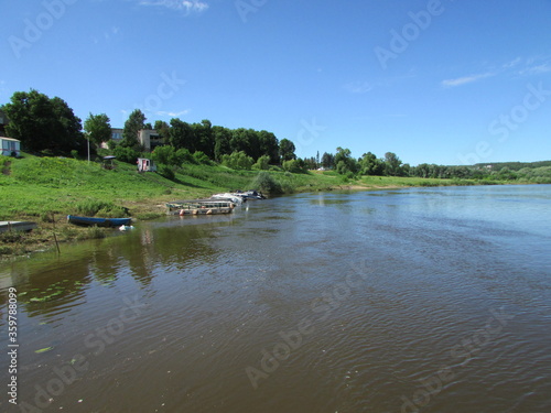 boat on the river