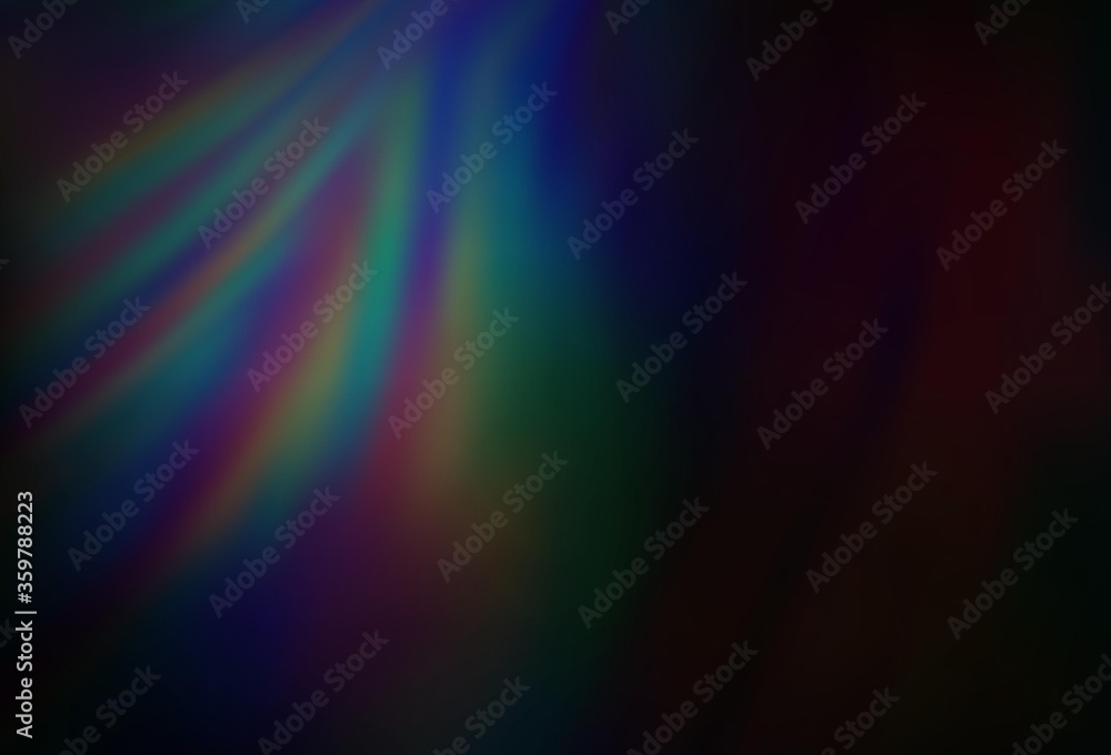 Dark BLUE vector abstract blurred background. Abstract colorful illustration with gradient. Completely new design for your business.