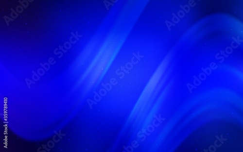 Dark BLUE vector background with galaxy stars. Modern abstract illustration with Big Dipper stars. Pattern for astrology websites.