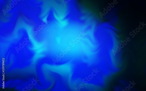 Dark BLUE vector abstract bright template. A completely new colored illustration in blur style. Elegant background for a brand book.