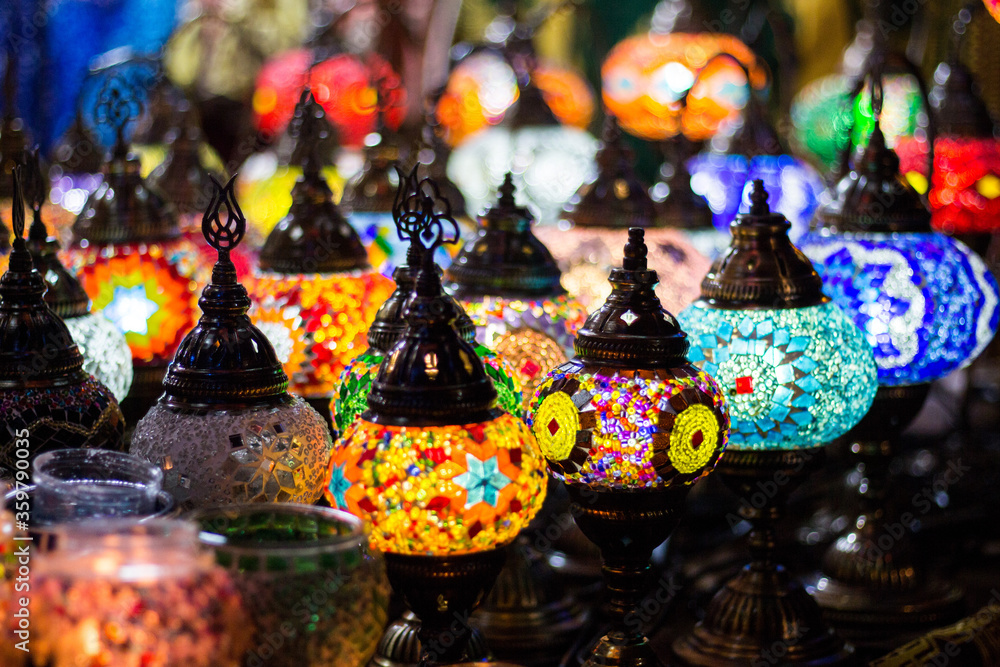 Typical moroccan lamps.