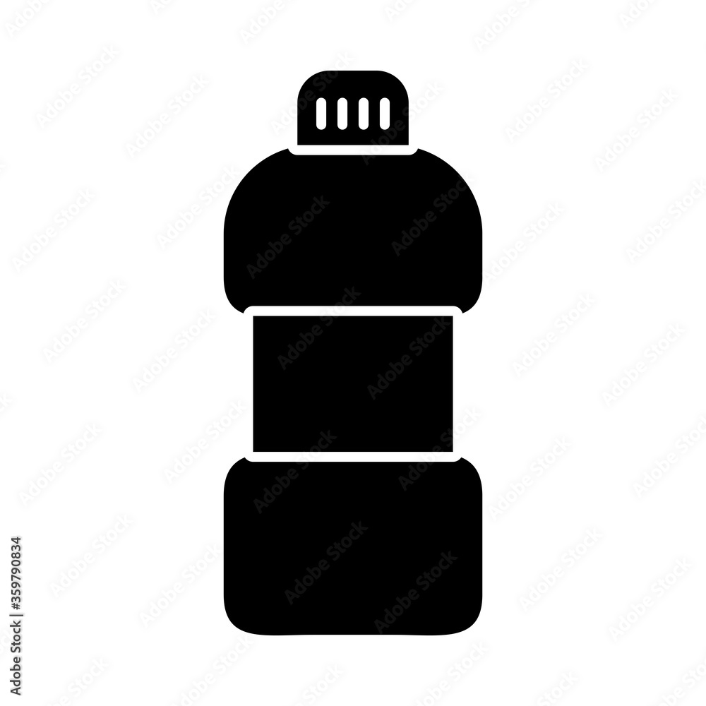 drink bottle icon, silhouette style drink bottle icon, silhouette style