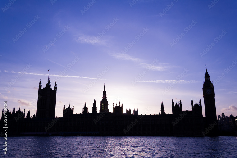 El palacio de Westminster (The Houses of Parliament)