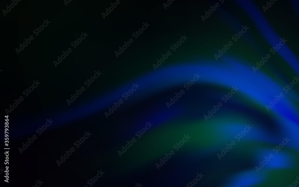 Dark BLUE vector blurred shine abstract background. Abstract colorful illustration with gradient. Blurred design for your web site.