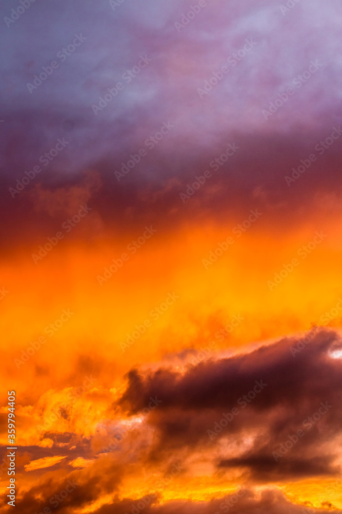 Angry Sky a Colorful Display of Light