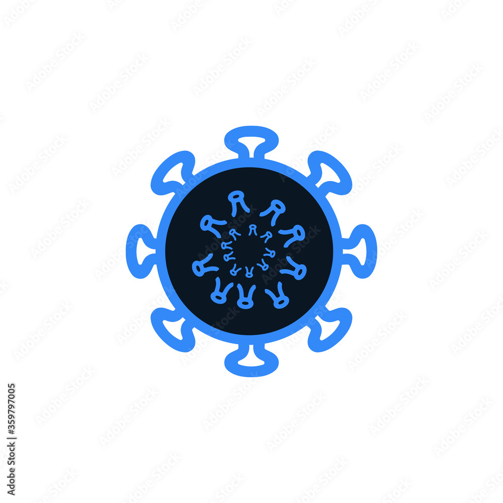 Virus icon, Corona virus icon, health care virus icon Virus icon, Corona virus icon, health care virus icon