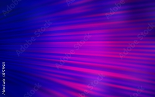 Dark Purple, Pink vector background with stright stripes. Blurred decorative design in simple style with lines. Best design for your ad, poster, banner.