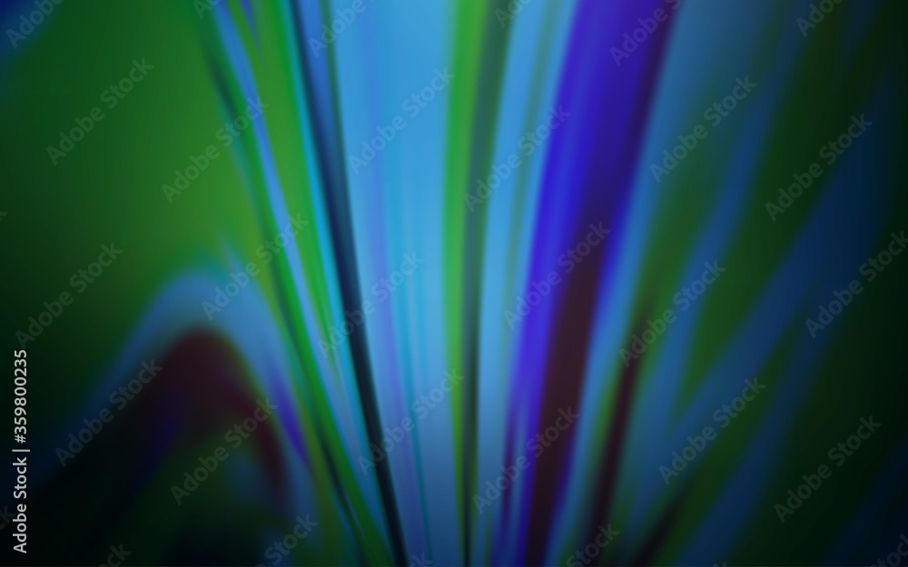 Dark BLUE vector blurred background. Colorful abstract illustration with gradient. New way of your design.