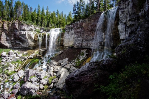 Paulina Creek Falls in Oregon 