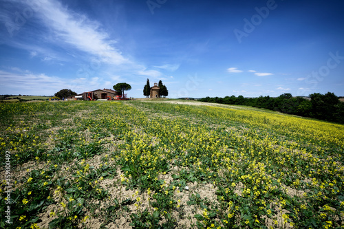 landscape in tuscany