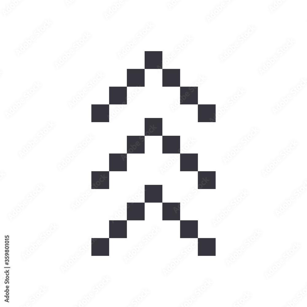 Up squared arrow or above direction flat style icon vector design Up squared arrow or above direction flat style icon vector design