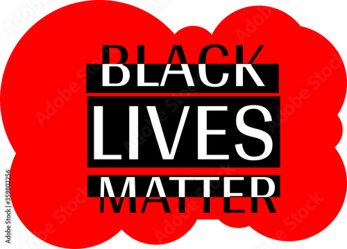 Black Lives Matter, I Can't Breathe. Protest Banner about Human Right of Black People in US. Black Lives Matter. America.