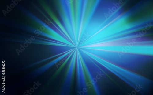 Dark BLUE vector glossy abstract background. Modern abstract illustration with gradient. Completely new design for your business.