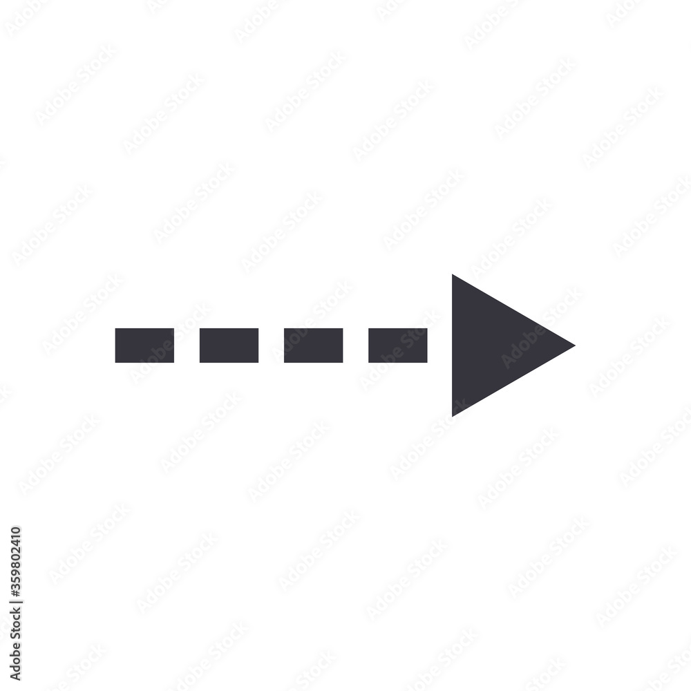 Next striped arrow or right direction flat style icon vector design Next striped arrow or right direction flat style icon vector design