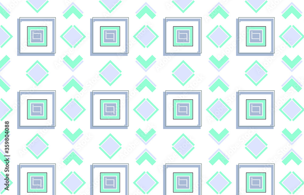 grey and blue square 3D seamless repeat tile design pattern vector illustration grey and blue square 3D seamless repeat tile design pattern vector illustration