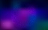Dark Pink, Blue vector background with galaxy stars. Blurred decorative design in simple style with galaxy stars. Best design for your ad, poster, banner.