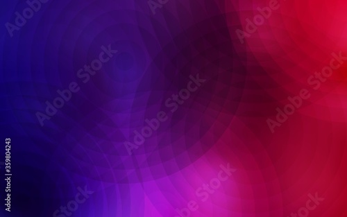 Dark Purple, Pink vector background with bubbles. Modern abstract illustration with colorful water drops. Pattern can be used for ads, leaflets.