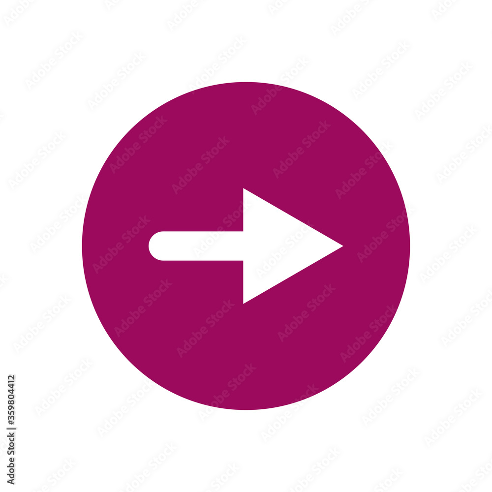 Next arrow or right direction block style icon vector design Next arrow or right direction block style icon vector design