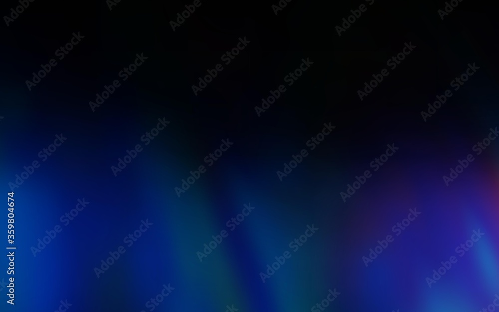Dark BLUE vector abstract blurred layout. Colorful abstract illustration with gradient. Blurred design for your web site.