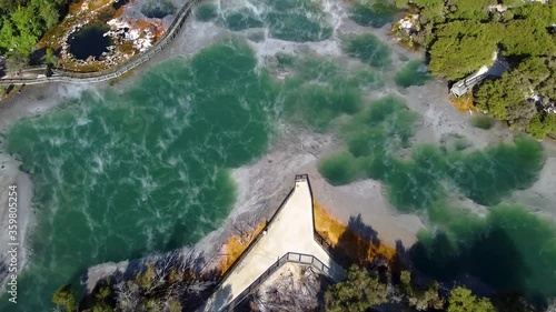 Kuirau park in Rotorua 4, Droneshot