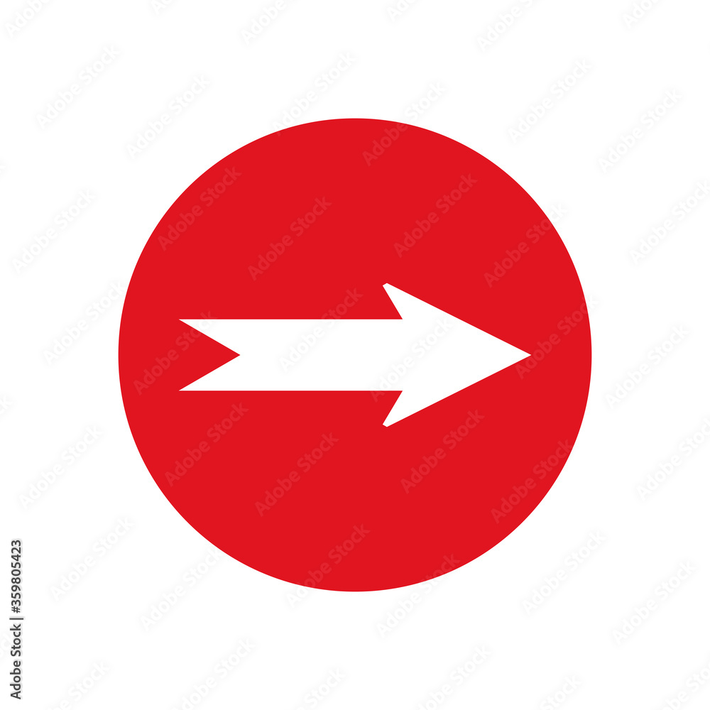 Next arrow or right direction block style icon vector design Next arrow or right direction block style icon vector design